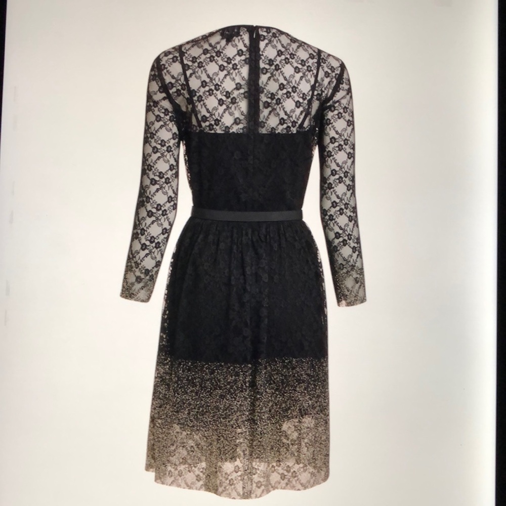 W BY WORTH COLLECTION BORDER LACE DRESS👗Sz 4 - Picture 4 of 17